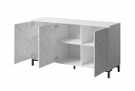 VIKTOR - 150cm Modern Skänk i Vit Marmor