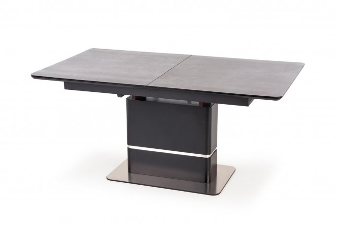 MARTINI - 160-200 CM - FÖRLÄNGNINGSBART MATBORD SVART OCH MÖRKGRÅ