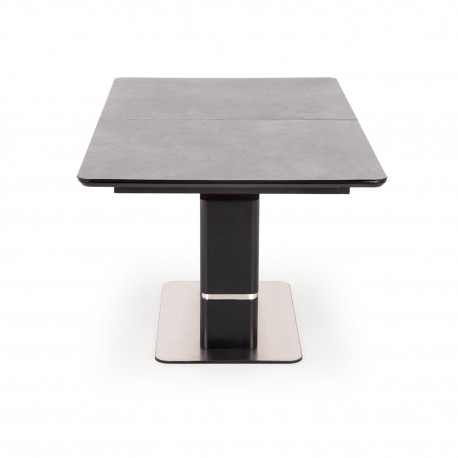 MARTINI - 160-200 CM - FÖRLÄNGNINGSBART MATBORD SVART OCH MÖRKGRÅ
