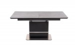 MARTINI - 160-200 CM - FÖRLÄNGNINGSBART MATBORD SVART OCH MÖRKGRÅ