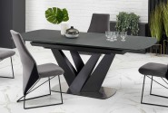 PATRIO - 160-200 CM - FÖRLÄNGNINGBART MATBORD I SVART