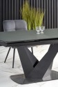 PATRIO - 160-200 CM - FÖRLÄNGNINGBART MATBORD I SVART