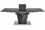 SALVADOR extendable table top - dark gray, legs - dark gray