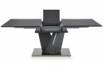 SALVADOR extendable table top - dark gray, legs - dark gray