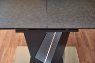 SALVADOR extendable table top - dark gray, legs - dark gray