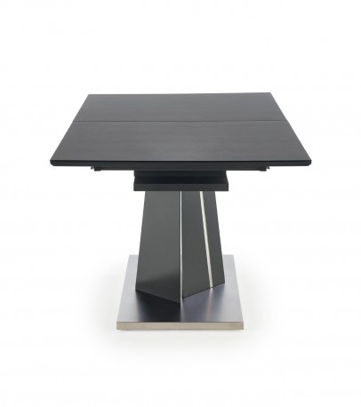 SALVADOR extendable table top - dark gray, legs - dark gray