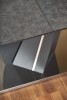 SALVADOR extendable table top - dark gray, legs - dark gray