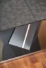 SALVADOR extendable table top - dark gray, legs - dark gray