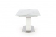 BLANCO extending table top - white marble / white, leg - white