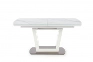 BLANCO extending table top - white marble / white, leg - white