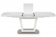 BLANCO extending table top - white marble / white, leg - white