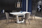 BLANCO extending table top - white marble / white, leg - white