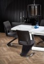 BLANCO extending table top - white marble / white, leg - white