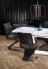 BLANCO extending table top - white marble / white, leg - white