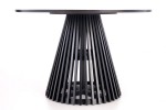 MIYAKI table top - natural oak, leg - black
