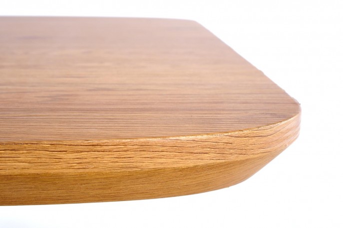 DIAMOND extendable table, top - golden oak, leg - golden oak