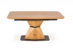 DIAMOND extendable table, top - golden oak, leg - golden oak