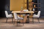 UMBERTO extending table top - natural oak, leg - natural oak / black