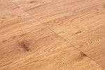 GUSTAVO extending table top - golden oak, legs - black