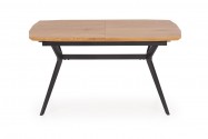 GUSTAVO extending table top - golden oak, legs - black