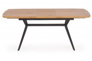 GUSTAVO extending table top - golden oak, legs - black