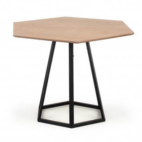 HERMAN table top - natural, leg - black