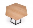 HERMAN table top - natural, leg - black