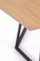 HERMAN table top - natural, leg - black