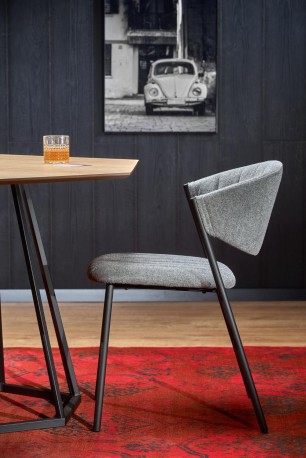 HERMAN table top - natural, leg - black
