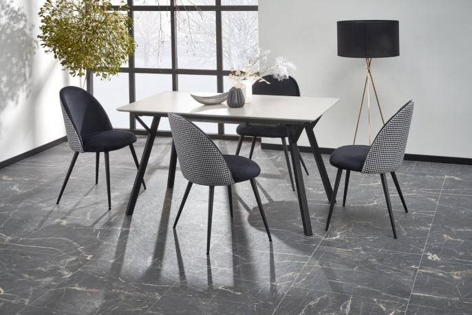 BALROG 2 extendable table top - light gray, legs - black