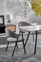 BALROG 2 extendable table top - light gray, legs - black