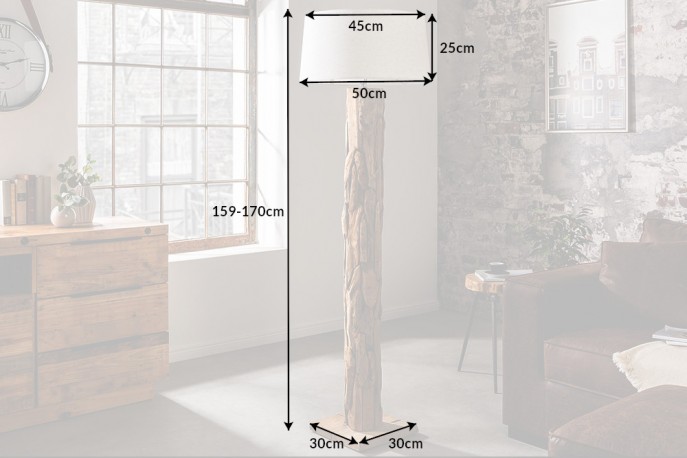 DRIFTWOOD - 50 CM - lampskärm