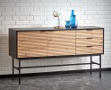 MURANO KM-1 chest of drawers artisan oak / black