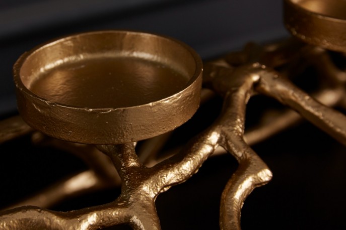 LINDA - 60 cm ljusstake i guld