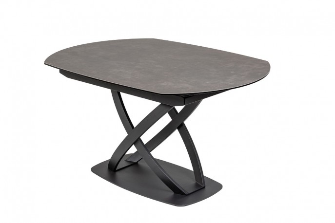 YAZA - 130-190 cm förlängningsbart matbord i antracit