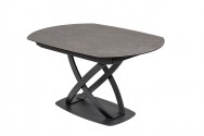 YAZA - 130-190 cm förlängningsbart matbord i antracit