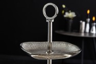 SISI - 44 cm kakställ med 3 våningar i silver