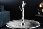 YUNO - 35 x 48 cm kakställ 3 våningar i silver