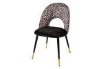 Design chair Boutique black leopard