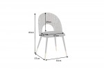 Design chair Boutique black leopard