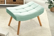 SCANDI - 63 cm pall i grönt/trä