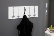 Wandgarderobe Arrow 5er weiss