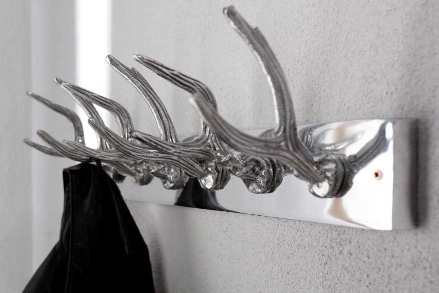Wandgarderobe Deer 50cm silber