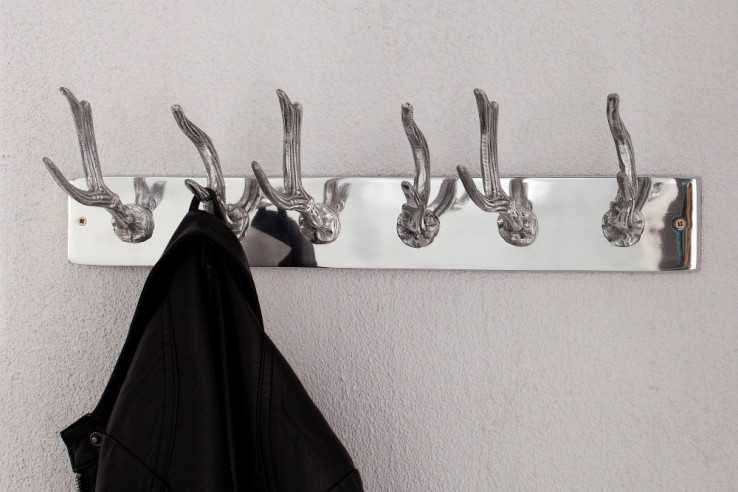 Wandgarderobe Deer 50cm silber