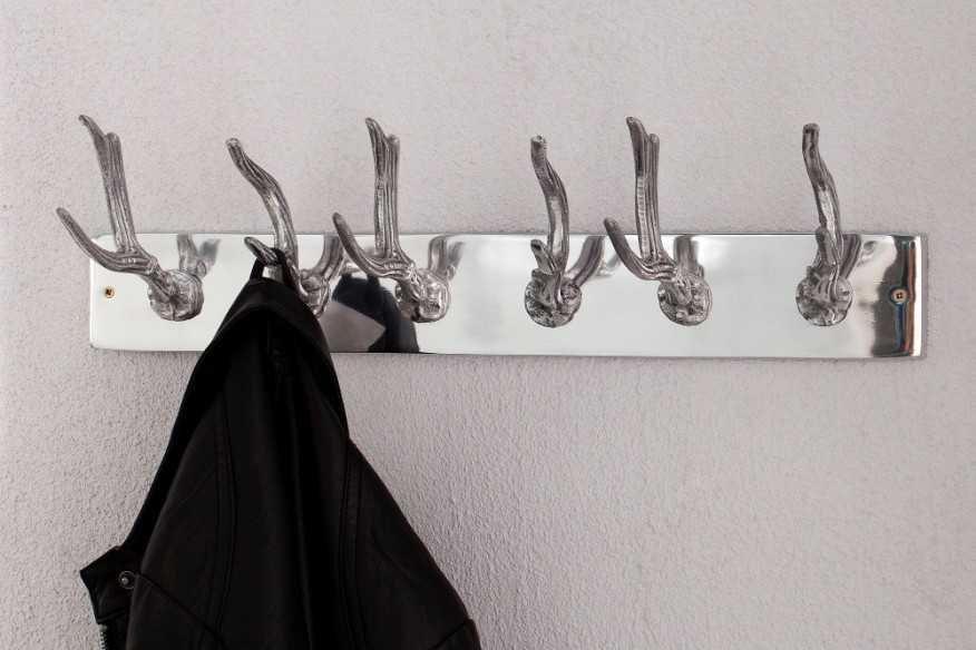 Wandgarderobe Deer 50cm silber