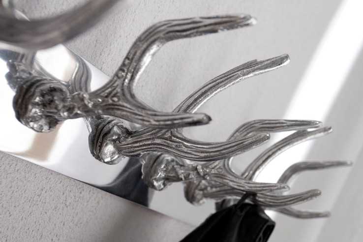 Wandgarderobe Deer 50cm silber