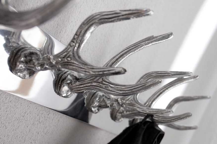 Wandgarderobe Deer 50cm silber