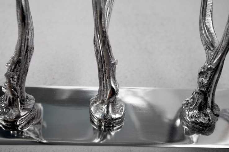 Wandgarderobe Deer 50cm silber