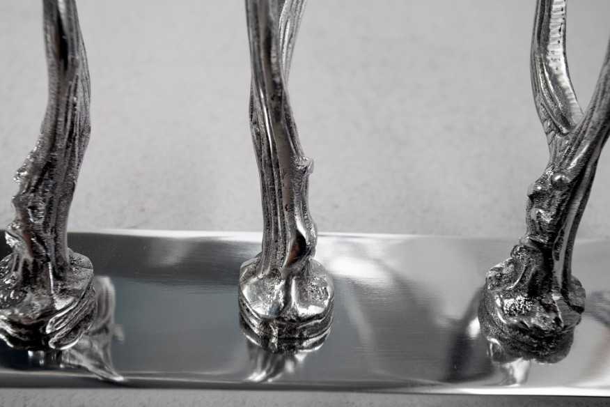 Wandgarderobe Deer 50cm silber