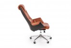 CALVANO dark brown / light brown office armchair